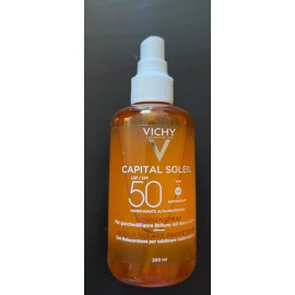 Vichy Capital Soleil Solar Protective Water Intense Tan SPF50 200ml +Face New