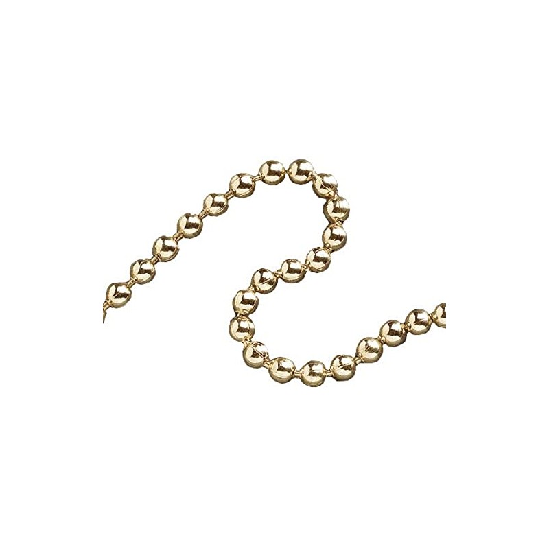 Faithfull FAICHBPB3210 3.2mm x 10m Polished Brass Ball Chain