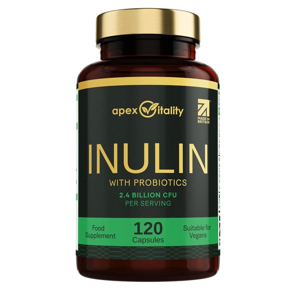 Apex Vitality Apex Vitality Probiotics for Adults C 120-Capsules Inulin
