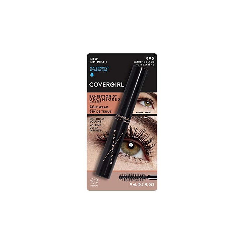 COVERGIRL CG Exhibitionist Mascara Mascara Regular Extreme Black Wp 990