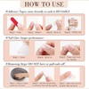 30pcs Pink Gradual Press on Nails Medium Almond Fake Nails