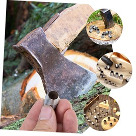 TEHAUX 3sets Cultivator Garden Tool Ax Hand Gardening Lawn Small Axes Digging Tools Compact Wedges. Portable Connector Iron Grey 20pcs*3