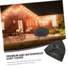CAXUSD Portable Cover Round Outdoor Protector for Gas Grill and