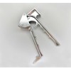 Tredoni Große Knoblauch Presse Fleischwolf Brecher Stampfer, Olive Pitter Entkerner