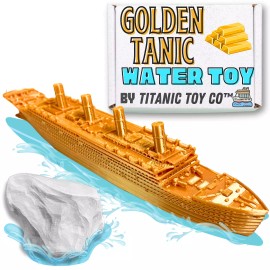 GoldenTanic Titanic Bath Boat And Pool Toy, Titanic Model Titanic Toy For Kids