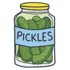 C&D Visionary JSX Designs Pickle Jar Patch, Green, Blue