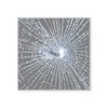 CafePress Broken Glass 2 Gray Sticker Square Bumper Sticker Car