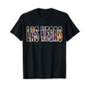 Las Vegas Nevada Urban Skyline Photography Font T-Shirt