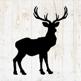 Christmas Wall Decals Silhouette - Christmas Wall Stickers - Christmas Tree Deer Hat Santa Claus Bells Sock Presents Gifts - Home Bedroom Room Decor Laptop Water Bottle Car Window Decals DWSV5106