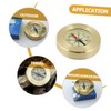 BESTOYARD Brass Hiking Compass Waterproof Pocket Style for Navigation with