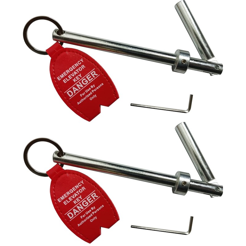 YnFag Emergency Key Solid Steel Elevator Door Key for door