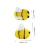 Gadpiparty 6pcs Wool Felt Bee Craft Decorations Felt Animals for