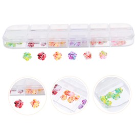 Baluue 3D Acrylic Rose Nail Art Decoration Set 12 Pieces Manicure Supplies for Salon or Home Use for Nail Art Lovers and Special Occasions