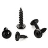 #10 x 1-1/2" Black Truss Head Wood Screws, Phillips Drive