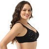 Daisy Bras for Women, Front Snap Closure Padded Bra for