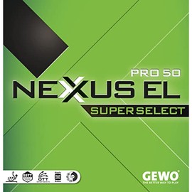 GEWO Nexxus EL Pro 50 Super Select - Offensive Table Tennis Rubber Black / 2.2