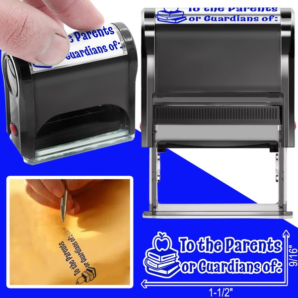Bertiveny Self-Inking to-The-Parents-of-Stamps Rubber Teacher Grading Stamps for School Supplies,to