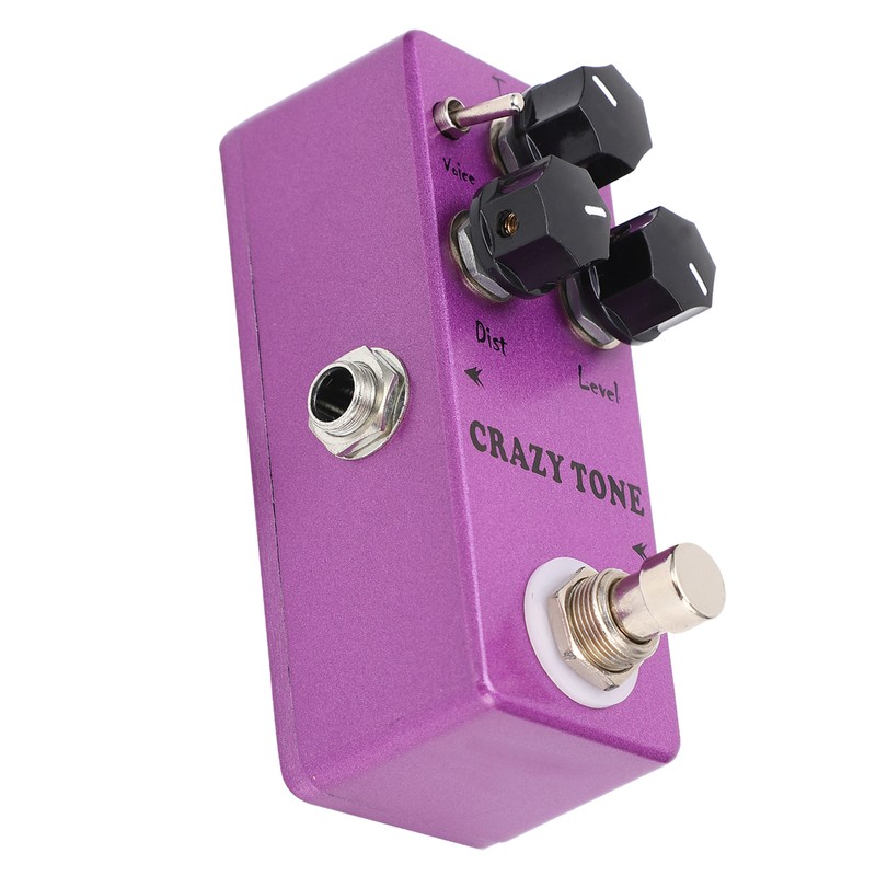 Distortion Guitar Effect Pedal Crazy Tone Fully Analog Circuit Accessory