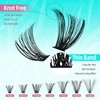 Lash Extension Kit 280PCS Eyelash Clusters 30D 40D DIY Eyelash