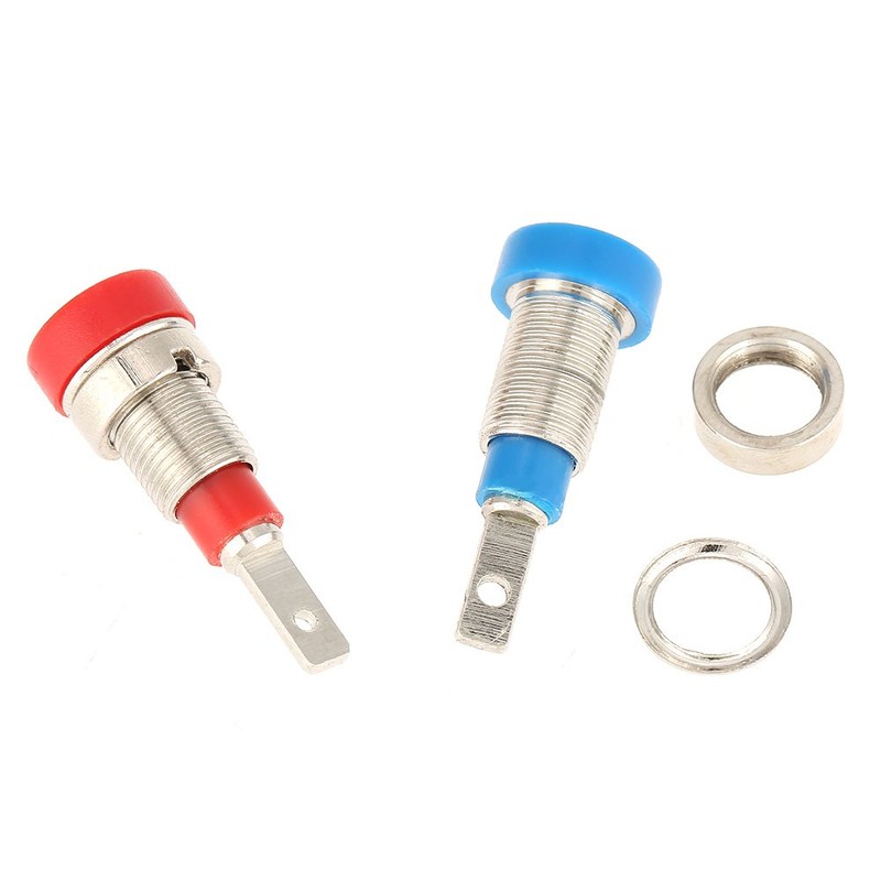 Banana Plug Socket 2 mm Banana Socket Pole Clamp Mixed