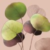 20 Napkins Strong Leaves on Dusky Pink Table Decoration Decoupage