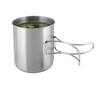 Tatonka - Tazza in Acciaio Inox con Manico Pieghevole, 600