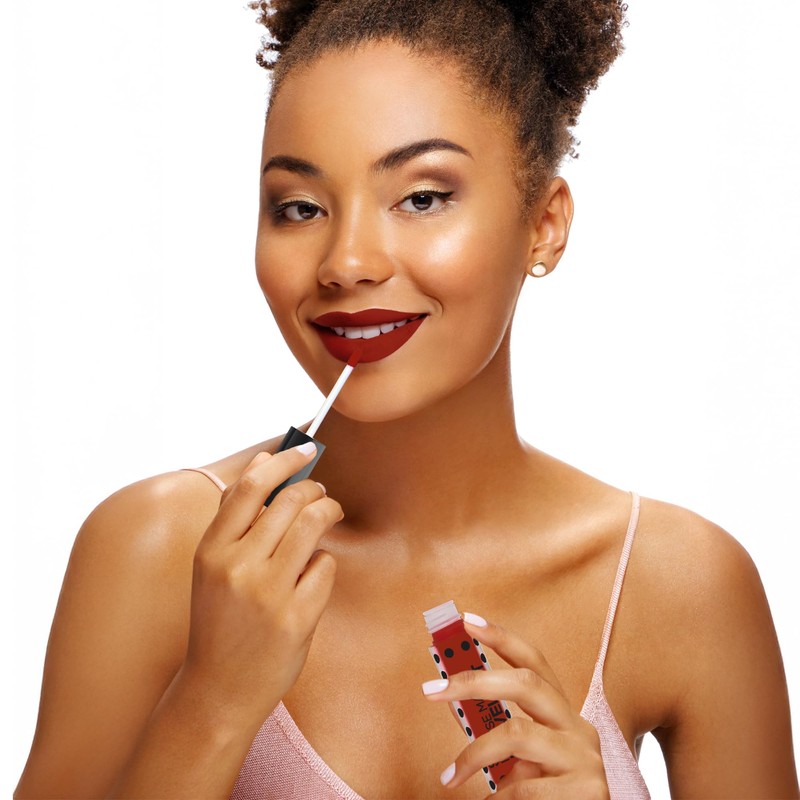 Sacha Cosmetics Intense Matte Lip Velvet Liquid Lipstick, Long-Lasting Velvet