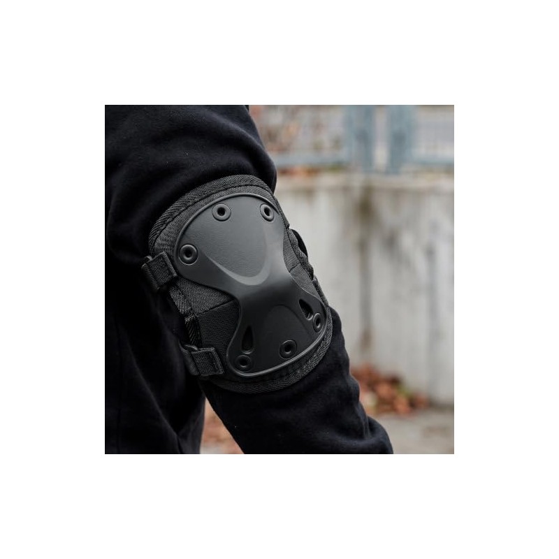Elbow pads protect, black