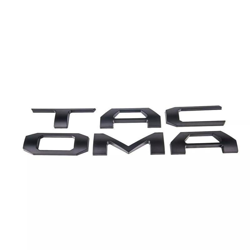 Toyota 3D Raised Tailgate Insert Letters fits 2016-2021 Toyota Tacoma