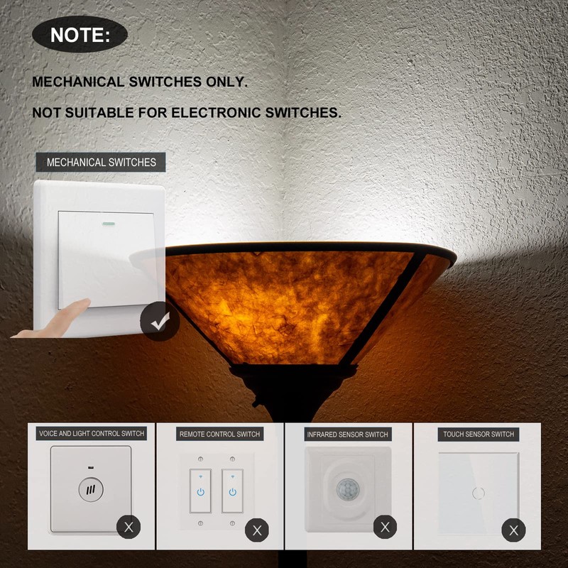 U4GLORY Radar Motion Sensor Light Bulbs - Par38 15W (100W