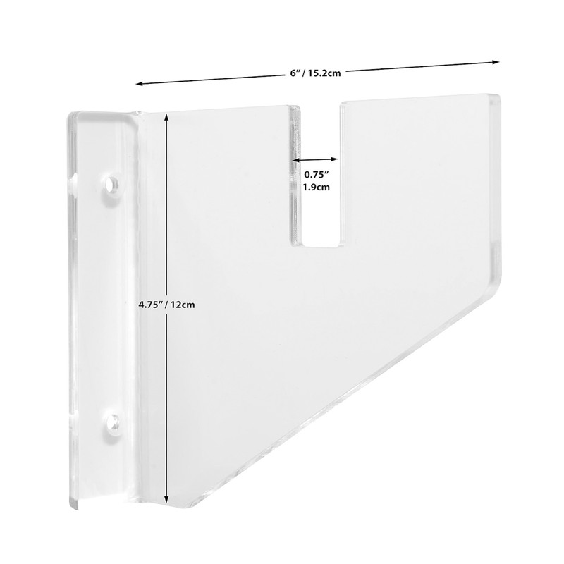 Skateboard Wall Mount Clear Acrylic Storage Display Deck Skateboard Wall