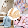 TISOFU 46" Chunky Blanket Loom, Large Wooden Loom Frame, Hand