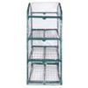Palm Springs 3 -Tier Mini Greenhouse with Cover and Roll-up