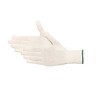 Jah 2183 Cotton Knitted Gloves 12 Pairs Thin Natural Size