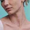 Milky Way Square Silver Necklace OTS322103QWW Stone Color / 밀키웨이