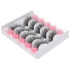 Outanaya 5pairs Natural Eye Lashes Reusable Eyelash Extensions for Seamless