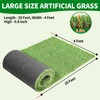 LFL Artificial Grass Turf 4 Feet X 20 Feet, Outdoor