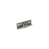 Roto Centro striker/striking plate, silver