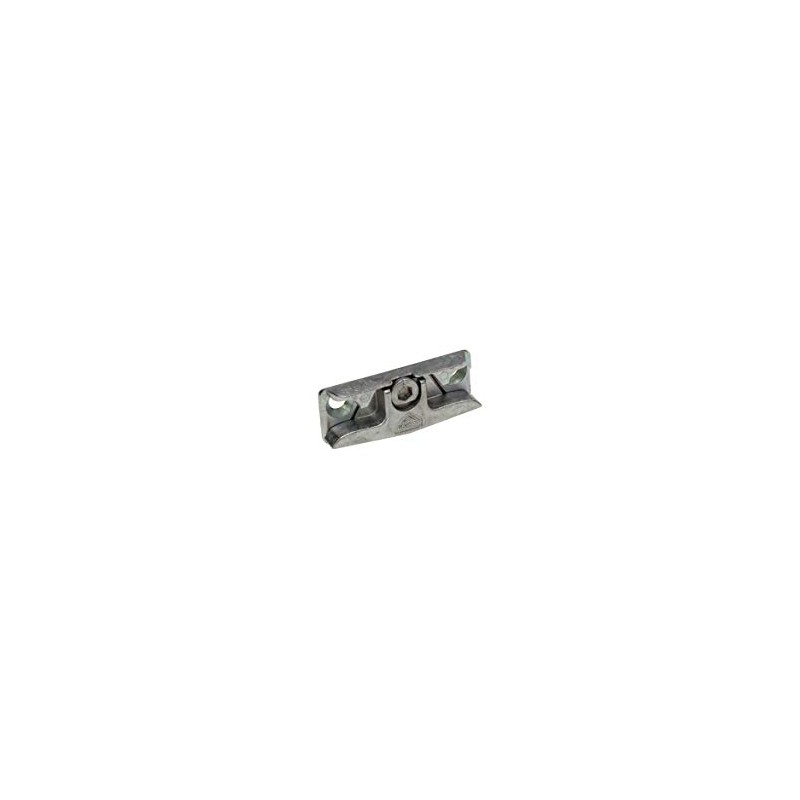 Roto Centro striker/striking plate, silver