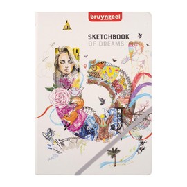 Bruynzeel Creatives Sketch/Notebook A4 140 g/m² 80 Sheets, White