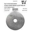 1/2 ID x 3 OD Stainless Steel Fender Washer Large