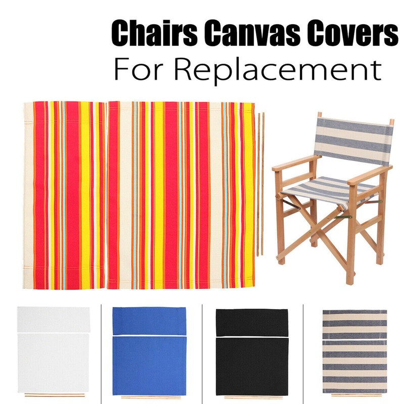 Director Chair Replacement Polyester Fabric Seat Cover Foldable Director’s Chair