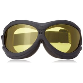 Big Ben Yellow Goggles Motorcycle Biker over glasses Anti-Fog Lenses by Hot Leathers