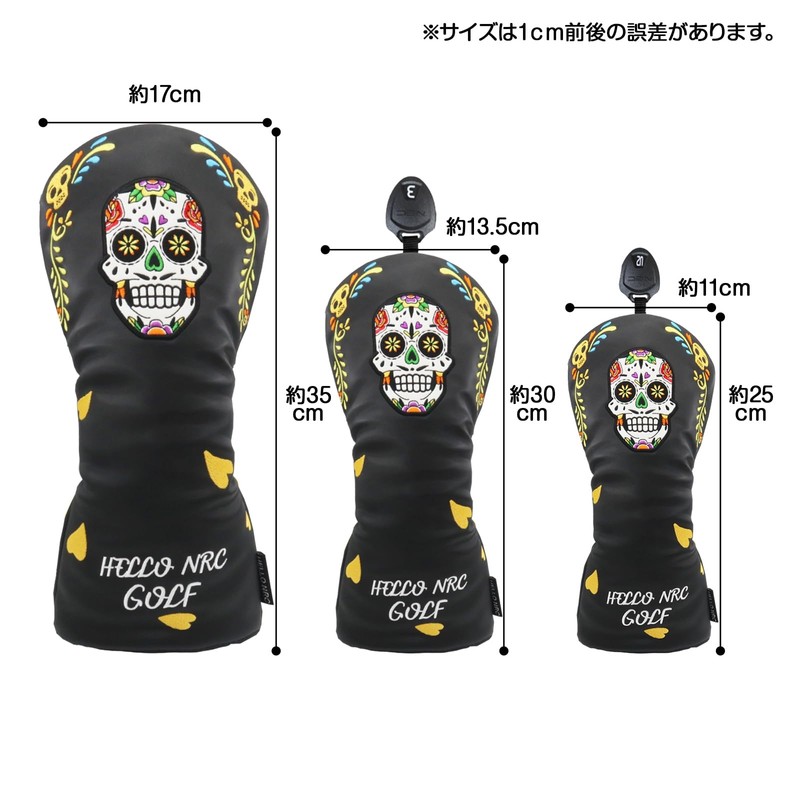 Golf Headcover Utility Cover Set Driver 460cc 440cc Compatible Cover