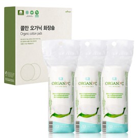 Partner_Reference ORGANYC 70 cotton pads (3 packs) / ORGANYC 화장솜 70개입 3개