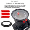 95-77mm Metal Step Ring, 95mm to 77mm Step-down Ring Filtering