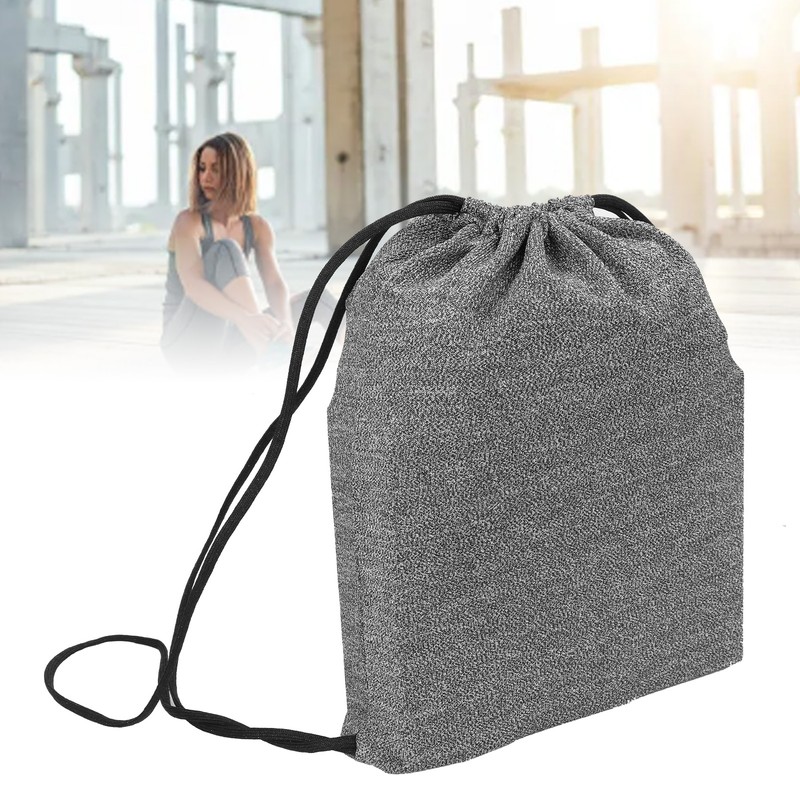 Drawstring Backpack Cut Resistant Anti Theft Simple Stylish Gym Sackpack