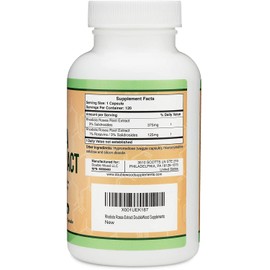 Double Wood Supplements Rhodiola Rosea Supplement 500mg, 120 Vegan Capsules (Third Party Test, Gluten Free, 3% Salidrosides, 1% Rosavins Extract) for Performance, Calming, Motivation by Double Wood