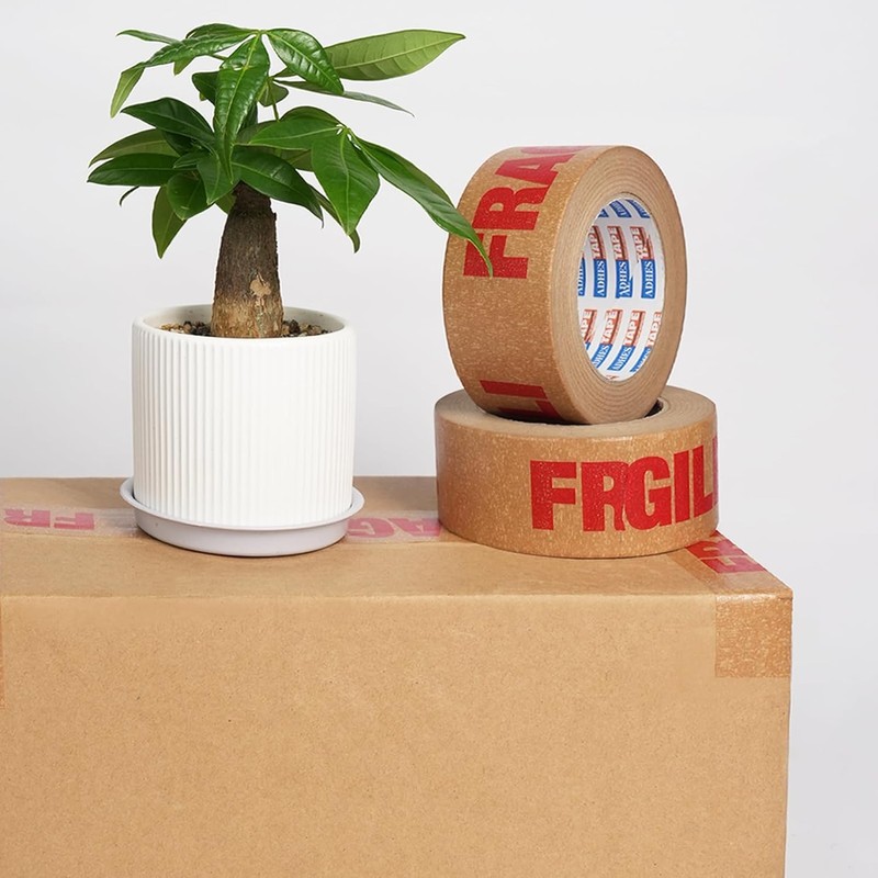 ADHES Eco Biodegradable Craft Tape Fragile Tape Paper Tape 50mm