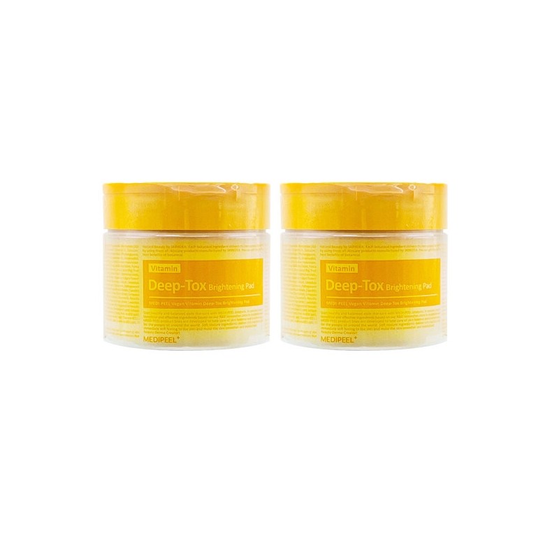 MediPeel Vegan Vitamin Deep Tox Brightening Pads 70 Sheets +